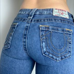 True Religion Casey Skinny Low Rise Jeans 26